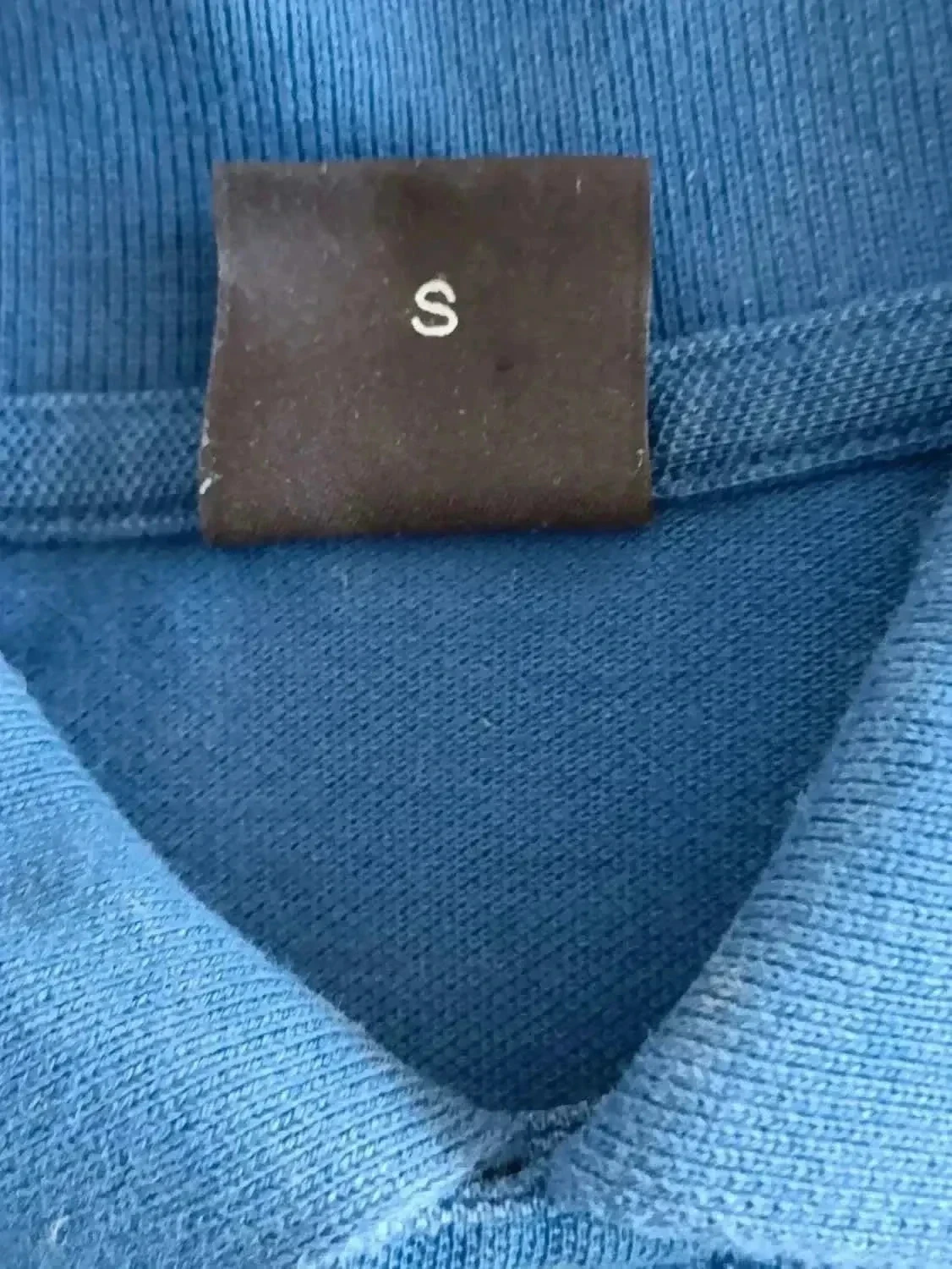 Hugo Boss blue Polo with embroidered Logo Size S – photo 7